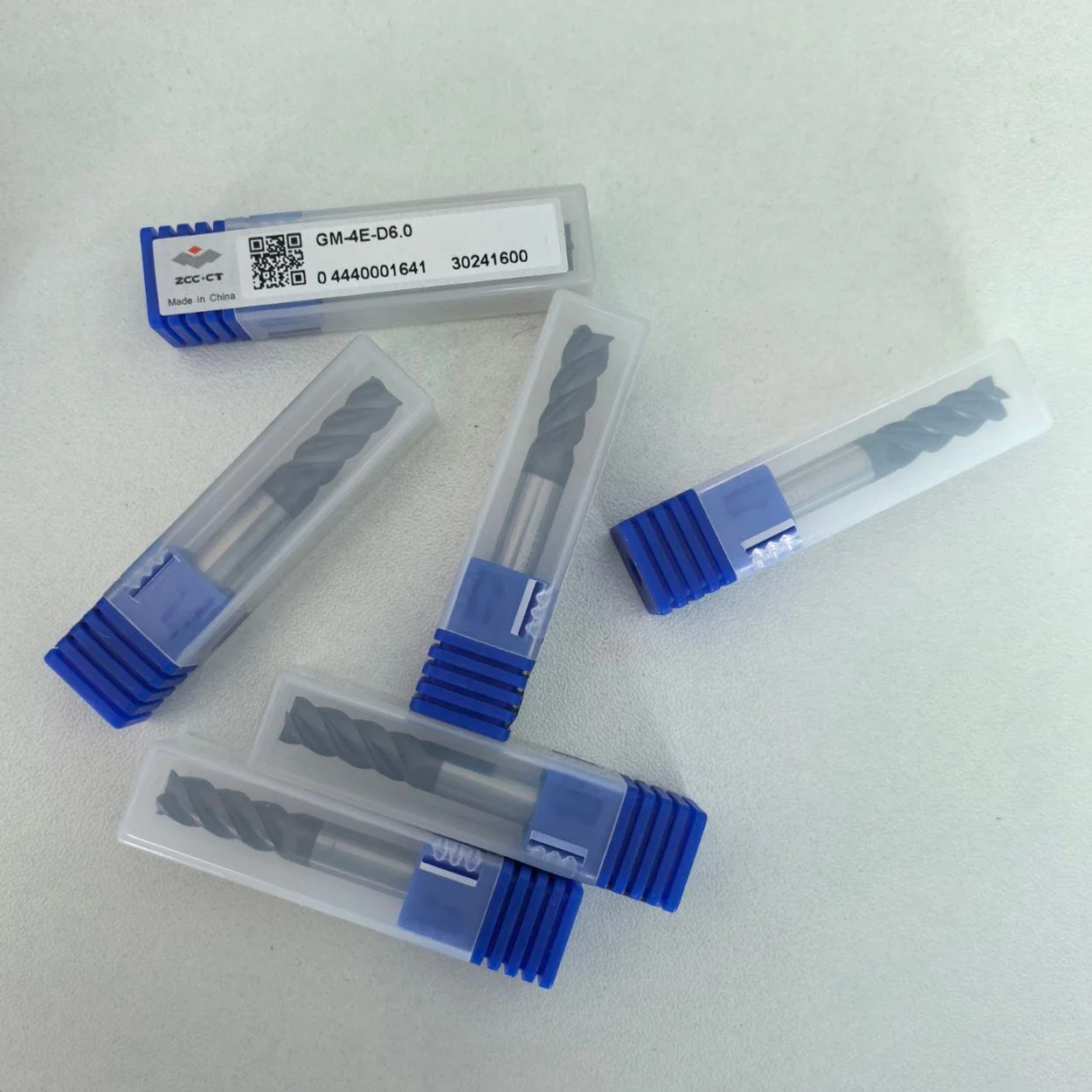 GM-4E-D6.0 4-Flute Solid Carbide End Mill 50mm Shank AlTin Coated Climb Milling 100%  Center10 pieces per box
