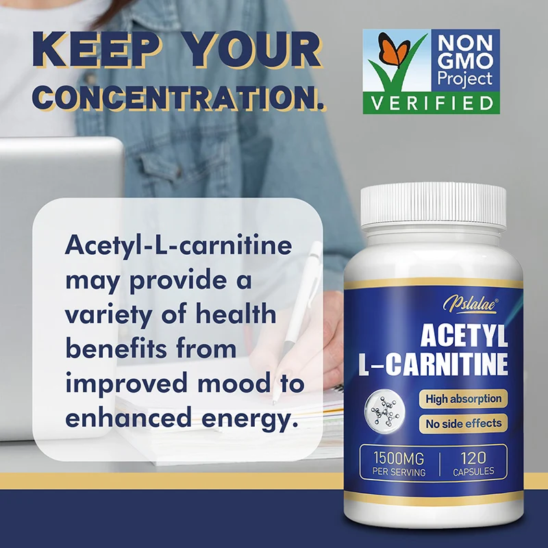 Acetyl L-Carnitine - Supports Memory and Concentration, Boosts Energy Production, and Improves Mood