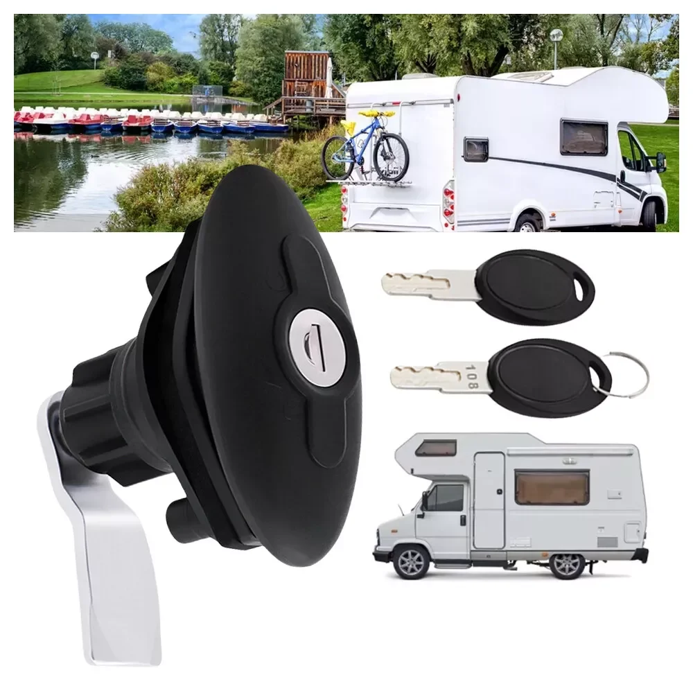 1 set RV Cabinet Door Lock Cabinet Locks Caravan Motorhome Furniture Locks With 2 Key Filing Cabinet Drawer Cupboard Door Lock