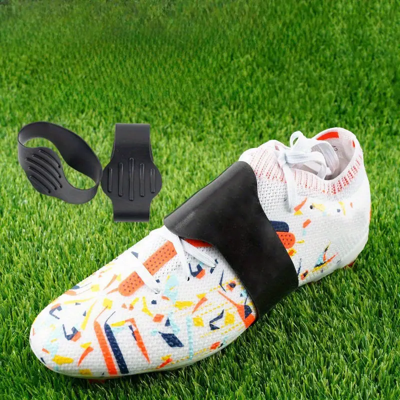 

1Pair Silicone Soccer Shoelace Cover Anti-loose Cleat Lace Fixed Band Sports Protective Cover Football Shoe Accessories