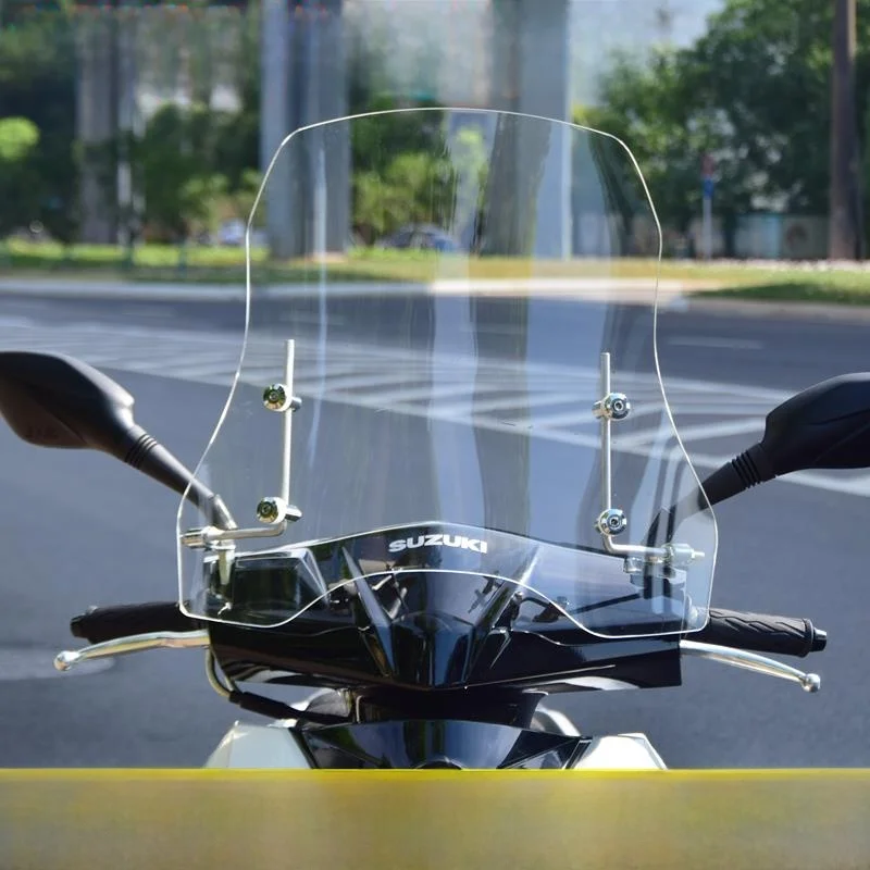 ダブルライダーオートバイ用ウインドスクリーン、電動車両用ワイド＆ハイ保護カバー、eバイクアクセサリー用