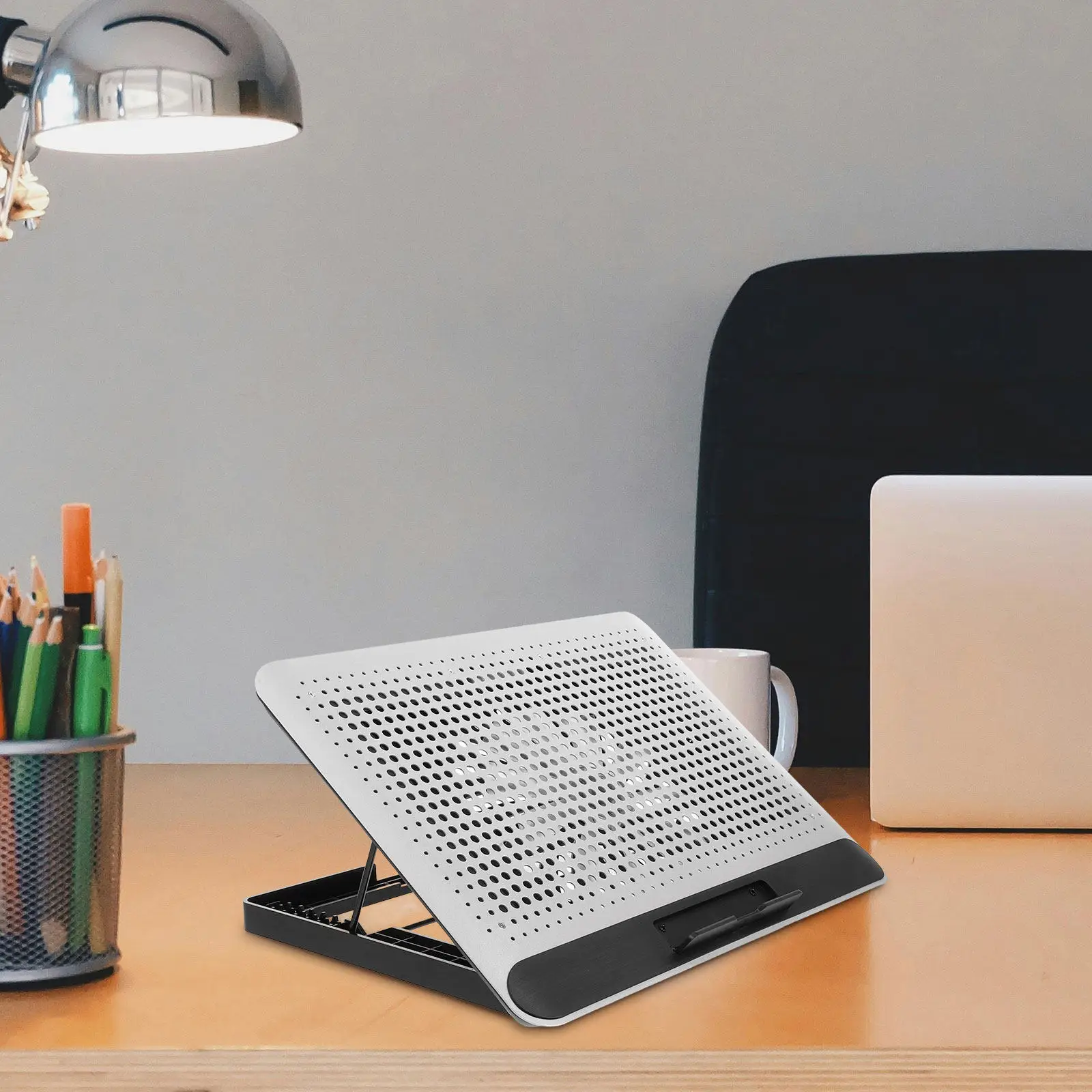 Aluminum Alloy Laptop Cooling Pad – Quiet, Thin, Mute Notebook Cooler for Home & Office Use