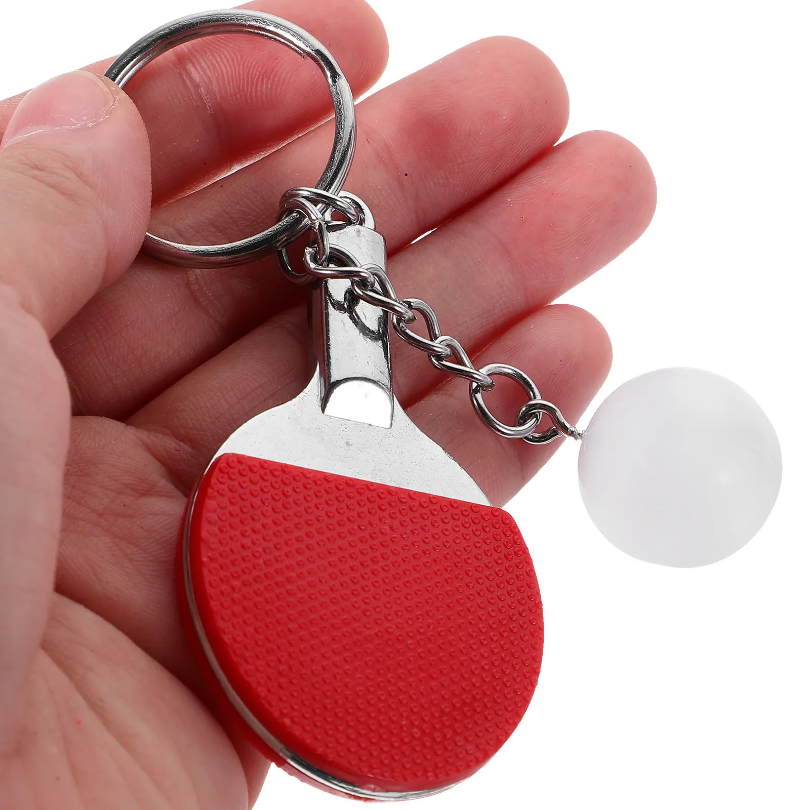 

Набор из 6 спортивных брелоков для женщин: сувениры с памятными моментами тенниса, гладкая и удобная поверхность, декоративные подвески для ключей, оптом