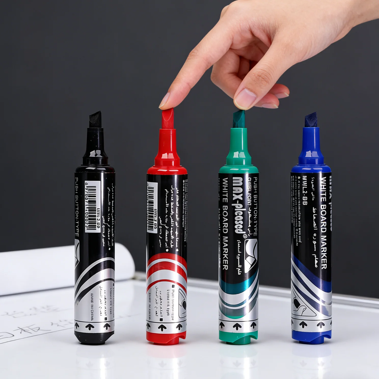 Lot de 4 marqueurs effaçables  - Whiteboard Marker Set avis et prix