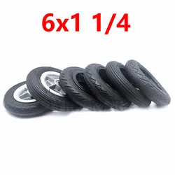 High Quality 6x1 1/4 Wheel Tire 6 Inch Inner Outer Tyre 6x1.25 Solid Tyre for Small Surfing Electric Scooter Accessories