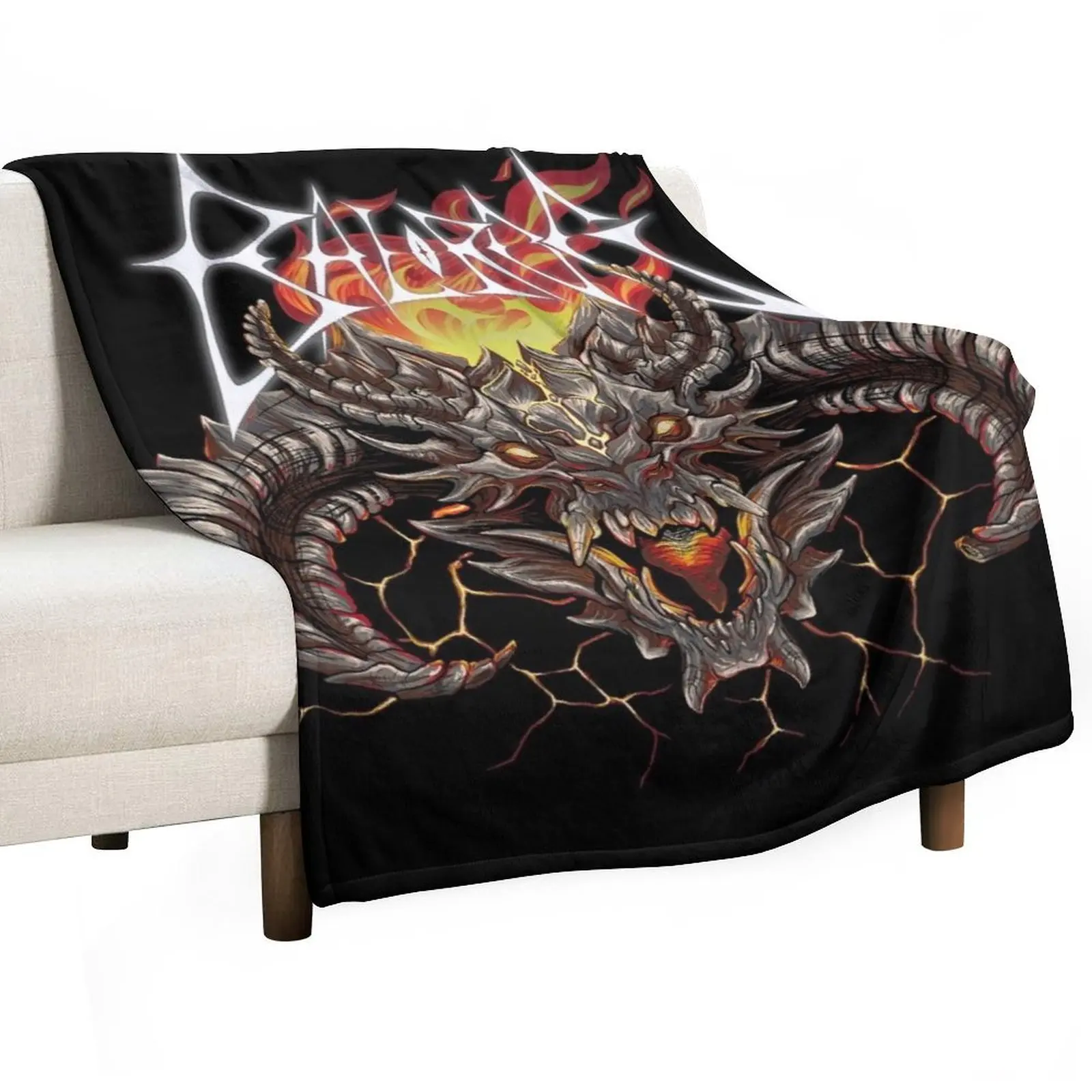 

Death Metal Balrog Throw Blanket Luxury Thicken blankets ands For Baby Bed Blankets