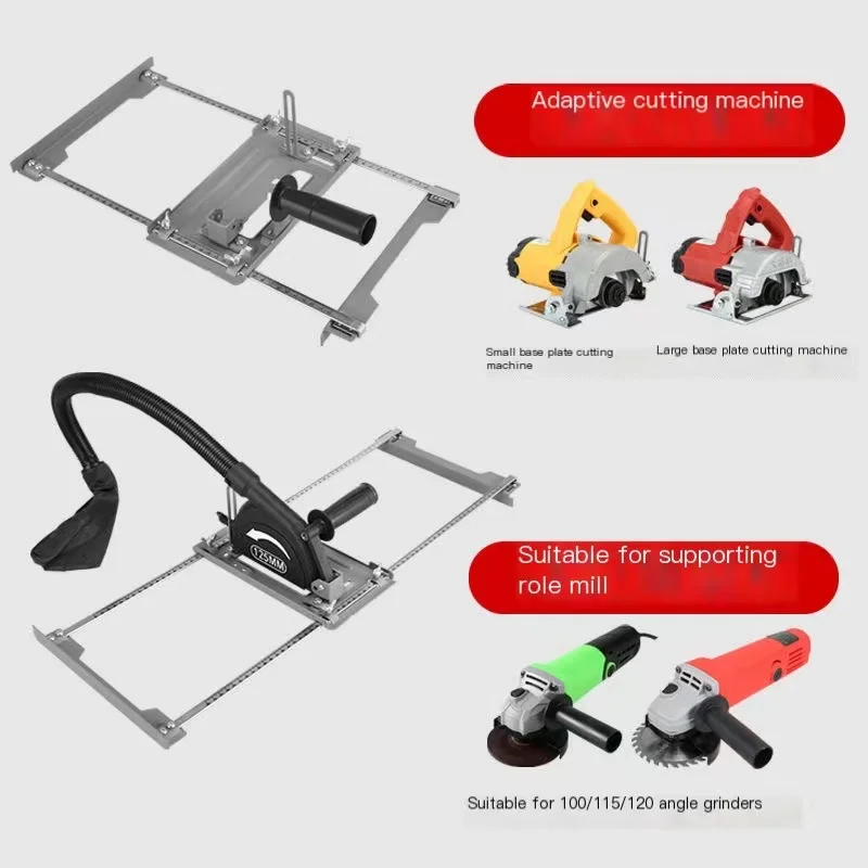 For Angle Grinder /Electricity Circular Saw Edge Guide Positioning Cutting Board Tool Milling Groove Bracket Woodworking Tool