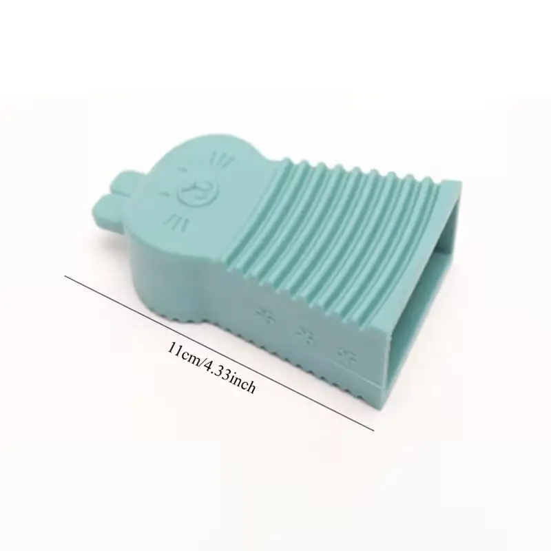 Portable Rabbit Laundry Scrub Brush Integrated Handheld Small Laundry Board Multi-use for Home Dorm Travel Clothes Washing