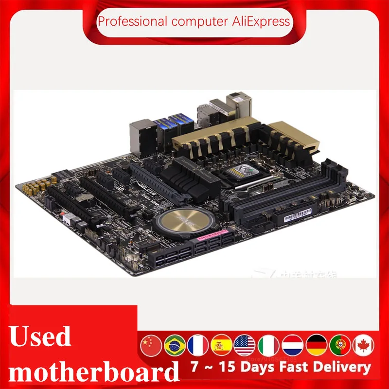 For Asus Z97-Deluxe Desktop Motherboard Z97 LGA 1150 For Core i7 i5 i3  SATA3 USB3.0  Original Used Mainboard