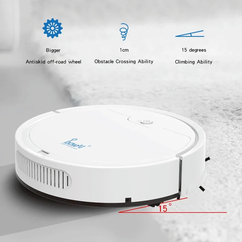 

Smart Sweeping Robot Vacuum Cleaner APP Control Sweep and Wet Mopping Home Vacuum Cleaner Mute Pet Hair For Home Appliance