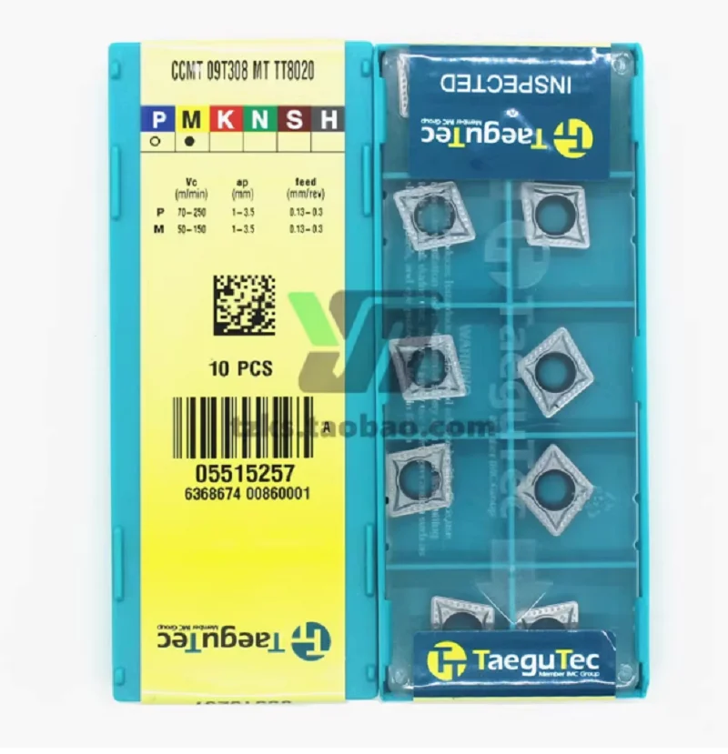 

CCMT09T308MT TT8020 /Alloy blade 10 PCS