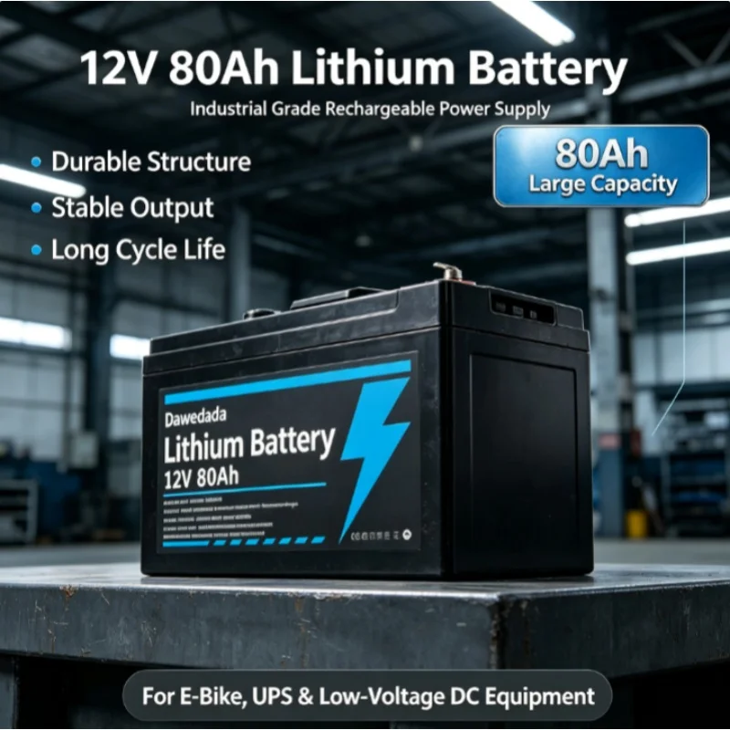 Pacco batterie agli ioni di litio 3S7P 12V 80Ah ad alta capacità, con caricabatterie, alimentatore di riserva ricaricabile per biciclette elettriche, accumulo di energia