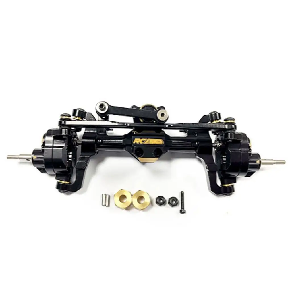 

RCGOFOLLOW Front Axle RC Car Part CNC Rc Front Axle For 1/24 Axial SCX24 Crawler RC Upgrade Part RC Car Accessories