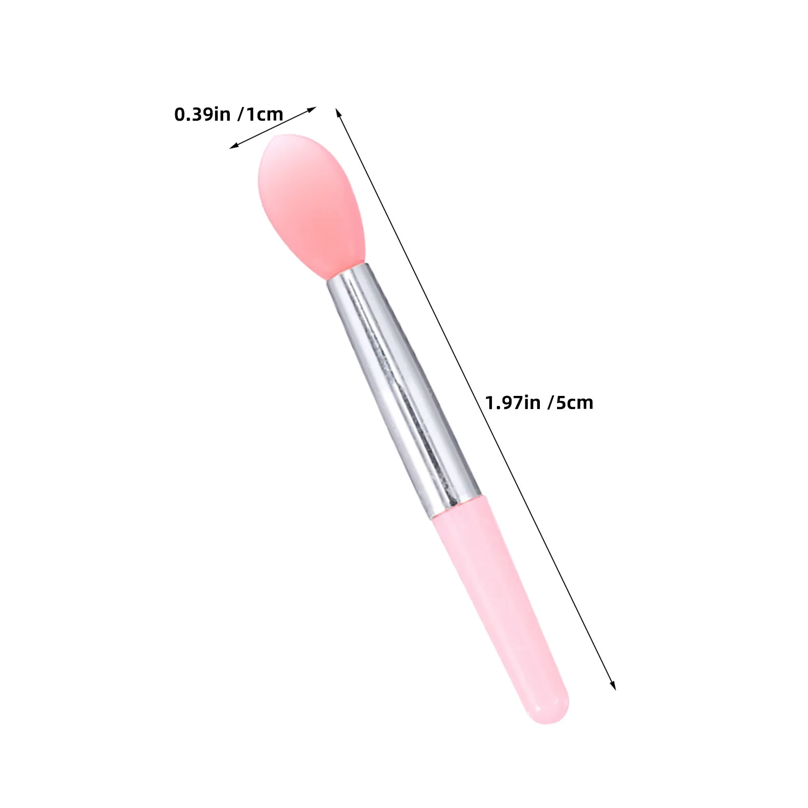 24 Pcs Lip Care Tools Brush Silicone Mask for Lipstick Applicator Brushes Cream Gloss Replacement Color Fingerlike Portable