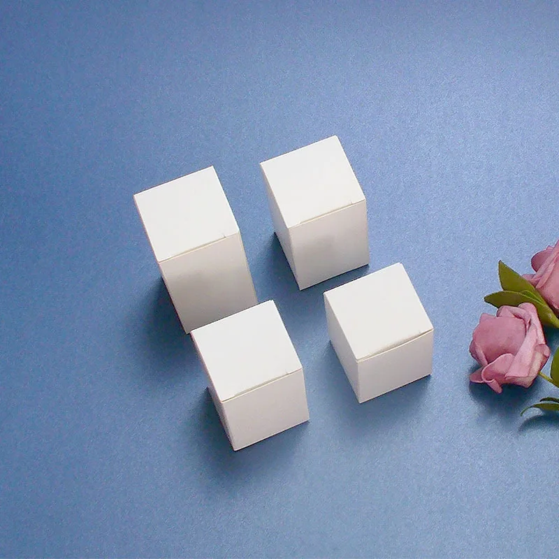 Custom. In Stock White Box Thickened Neutral Empty Box Universal White Cardboard Box Printable Packaging Color Box Sm