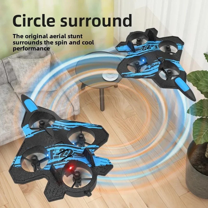 RC Vliegtuigen 2,4 GHz Op afstand bestuurbare vliegtuigen Stunt Rolling F22 Fighter Quadcopter EPP Crashbestendig Kinderen Vliegend speelgoed Geschenken