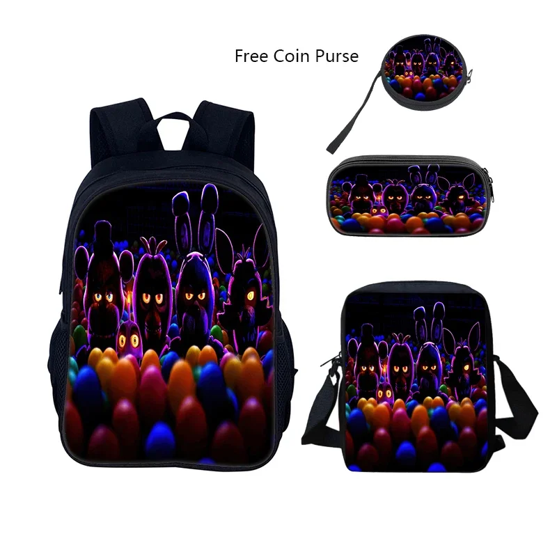 School Bag Five Anime Nights Peripheral At Freddy´s Student Backpack Light Waterproofing School Backpacks Satchel Child Gifts