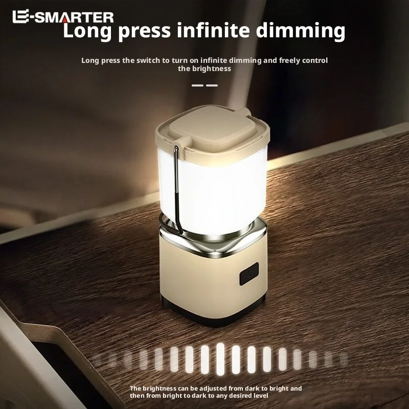 Outdoor Exposure Handheld Atmosphere Lamp for Tent Camping Portable Rechargeable Mini Camping Lantern Light