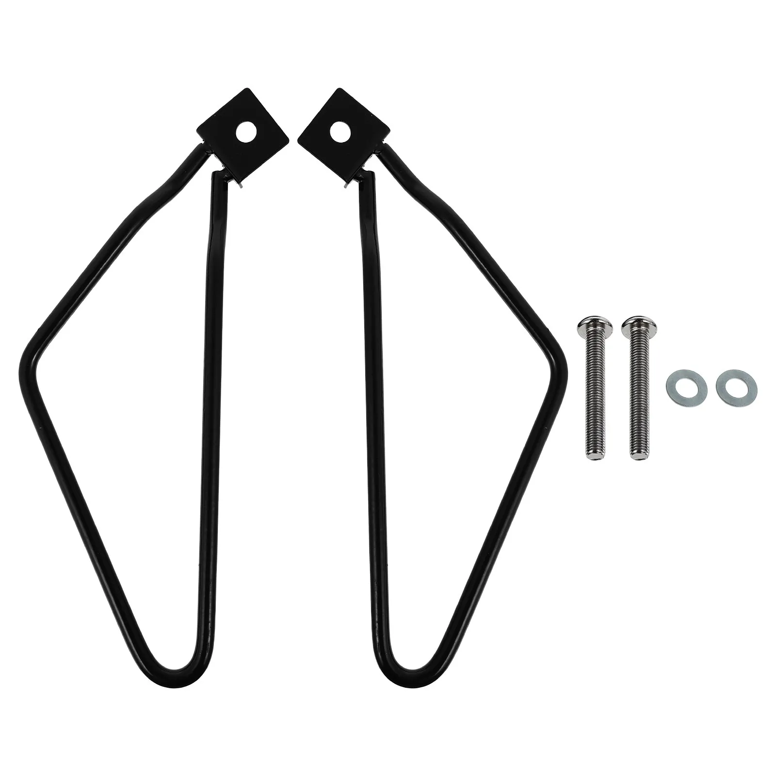 

1Set Metal Saddlebag Support Luggage Installation Rack Adjustable Stabilizer Safe Riding Experience Side Bag Mounting Rack