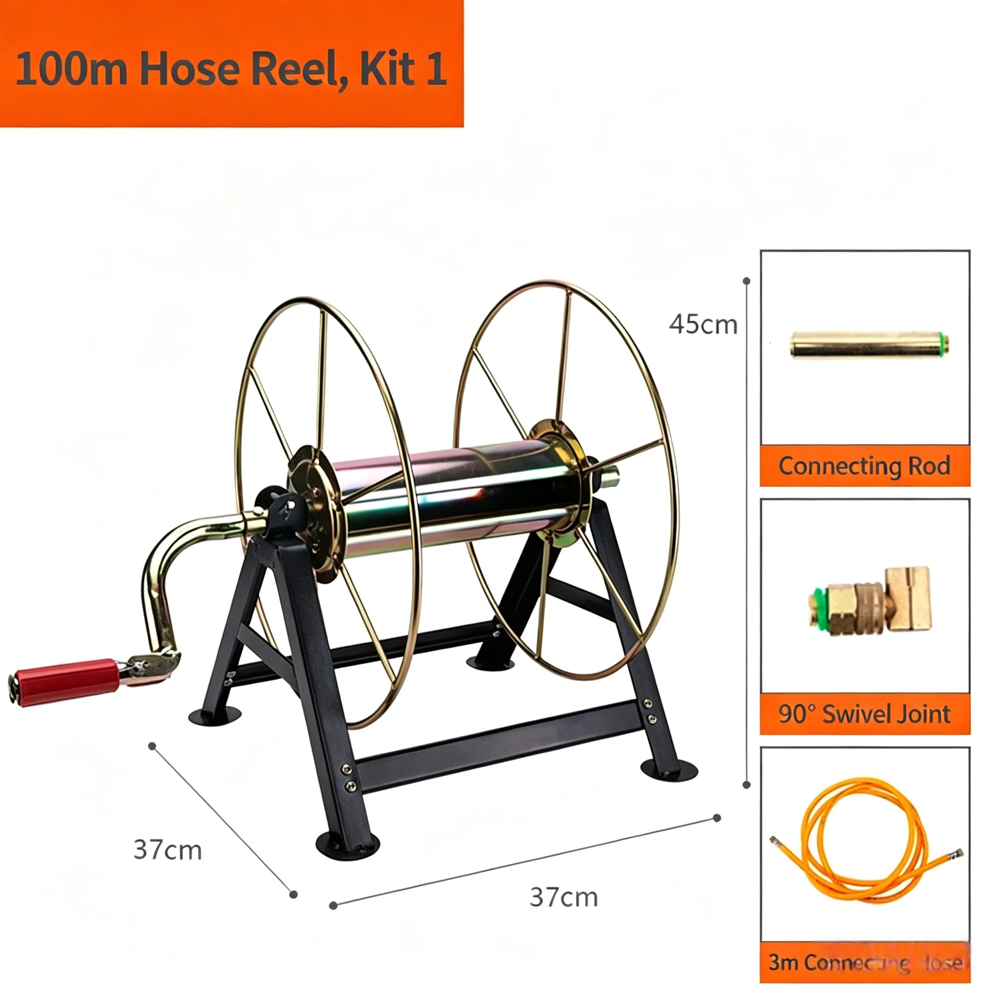Agricultural Sprayer Hose Reel - Farming Pipe For Agriculture recension och pris