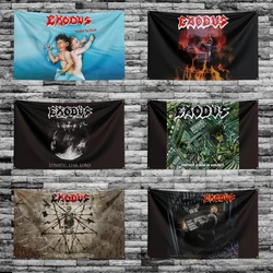 3x5 Ft Heavy Rock Band-E-Exoduss Flag Polyester Digital Printing Banner for Bedroom Wall Art Out Door Tapestry Decoration