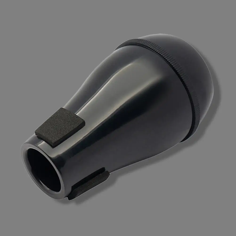 

Trombone Mute for Tenor Black Straight Lightweight Durable Reusable Easy Install Remove Practice Trombone Accessory
