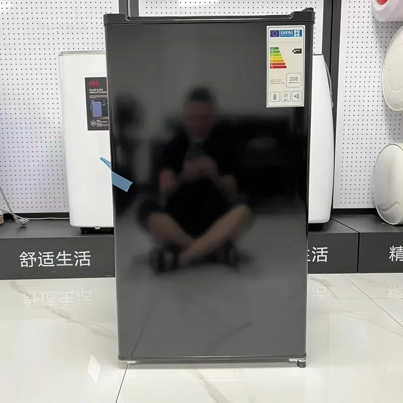 For 108L Mini Single Door Refrigerator Antibacterial and Odorless Large Capacity Domestic Dormitory Rental Refrigerator