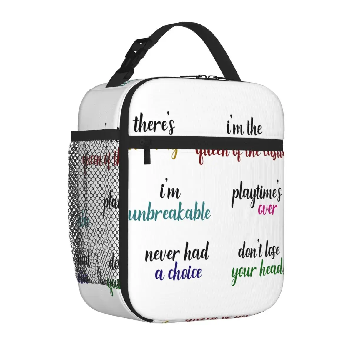 Bestselling Six The Musical Quotes Teen Style Student Lunch Bag School Field Trip Travel Lunch Bag