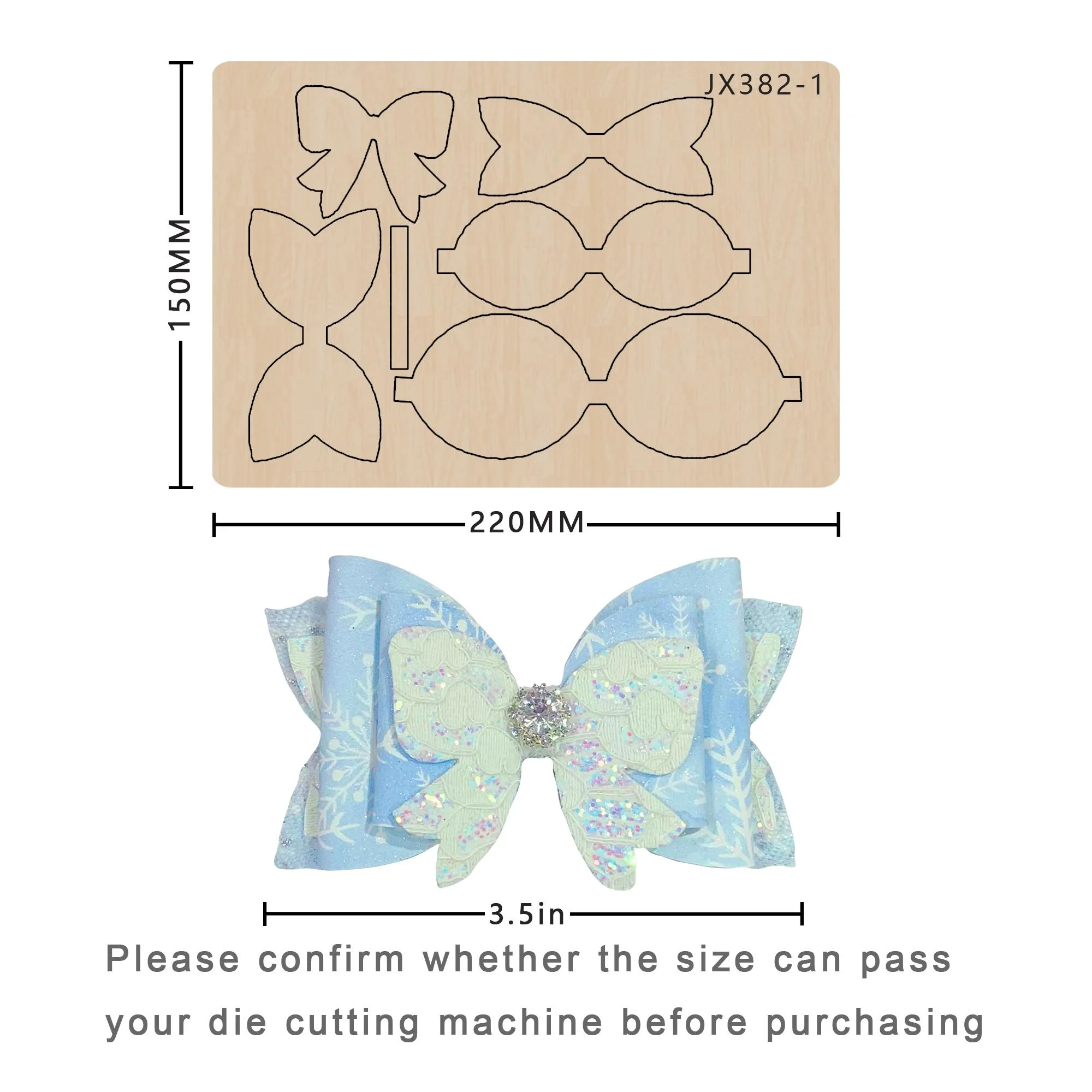 Bow Cutting Dies Suitable for Common Die Cutting Machines on the Market, Leather Craft Dies, New