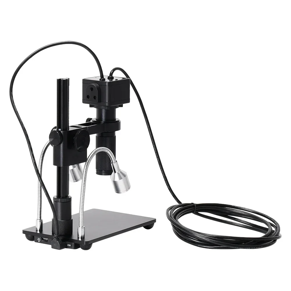 2025HAYEAR 5MP HD USB 2. 0 كاميرا مجهرية صناعية (1 / 2.5 لون CMOS) مع كابل USB 3M C-mount مجهر صناعي C