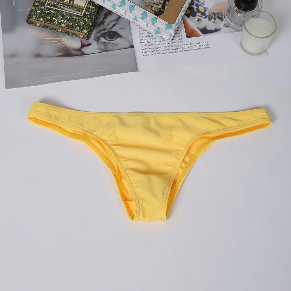 Mens Thong Adult Underwear Pouch T-back Solid Thongs Sexy Accessories Hot Briefs Underpants Tanga Panties Breathable Lingerie