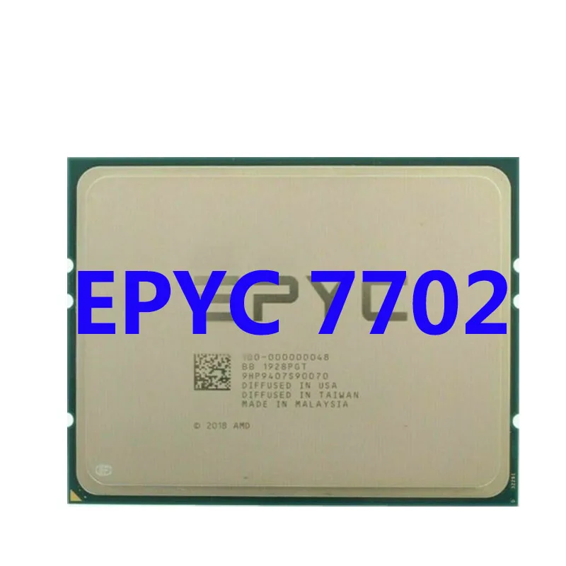 

EPYC 7702 CPU 2GHZ 64C/128T 64M cache 200W DDR4-2666V Socket sp3 процессор для материнской платы LGA4094