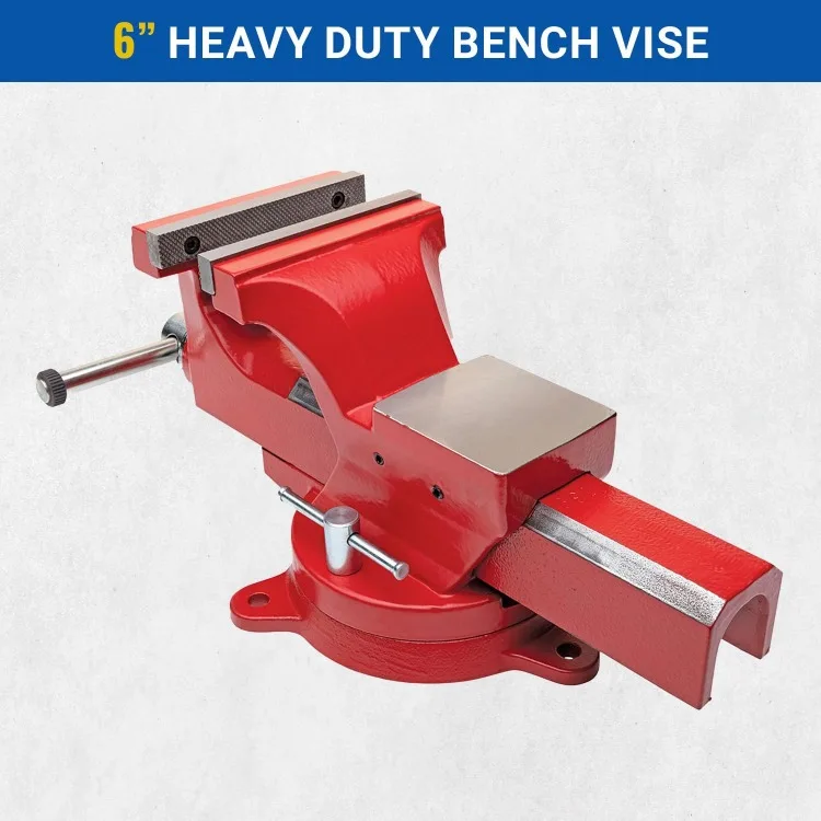 ADI-6 Heavy Duty Vise | 130,000 PSI Tensile Strength Austempered Ductile Iron Bench Vise