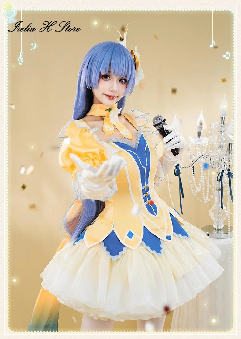 Irelia H Anime DATE A LIVE Izayoi Mi ku Cosplay Costume Izayoi Mi ku Lovely Dress Female Halloween Costumes