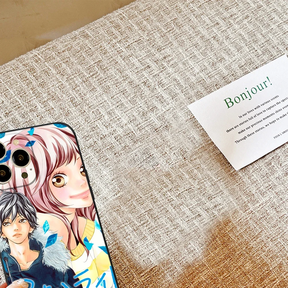 Anime Ao Haru Ride Phone Case for iPhone 14 15 11 12 13 Pro mini pro XS MAX 8 7 14 15 Plus X SE 2020 XR 13 pro max phone case