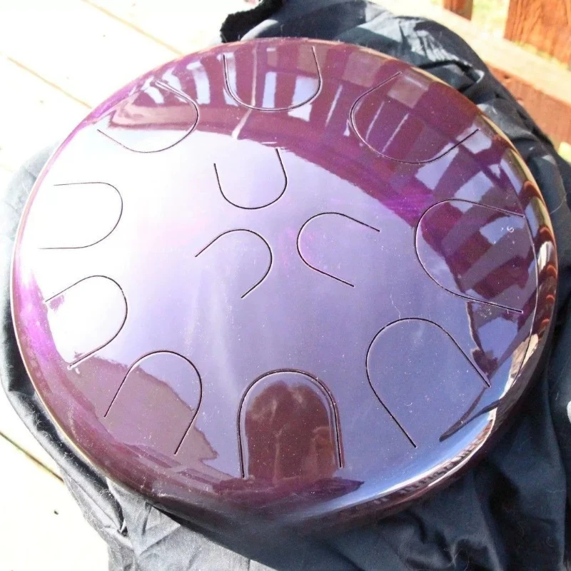 

Handpan 16 "12 notes F Dorian, steel tongue drum, steel drum