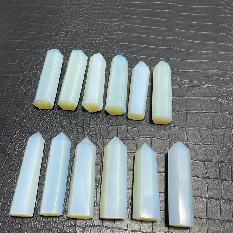 1kg Point Wand Crystal Healing Energy Stone Prisms Room Decor Reiki Polished Stone Prisms Obelisk Carved Column Crafts
