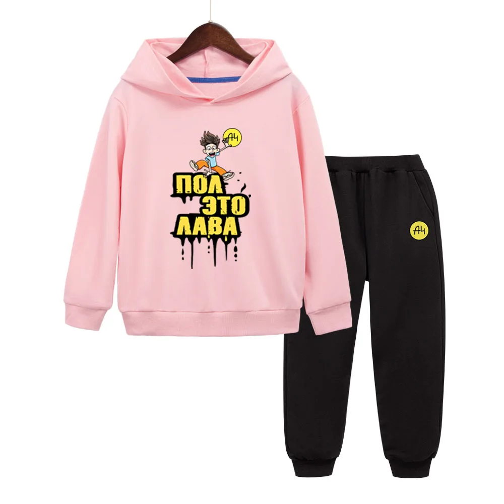 

Merch A4 Lamba Children Hoodies Pants Suit for Teen Girls Kids Anime hoodie vlad a4 Hooded sweatshirts Toddler Clothing