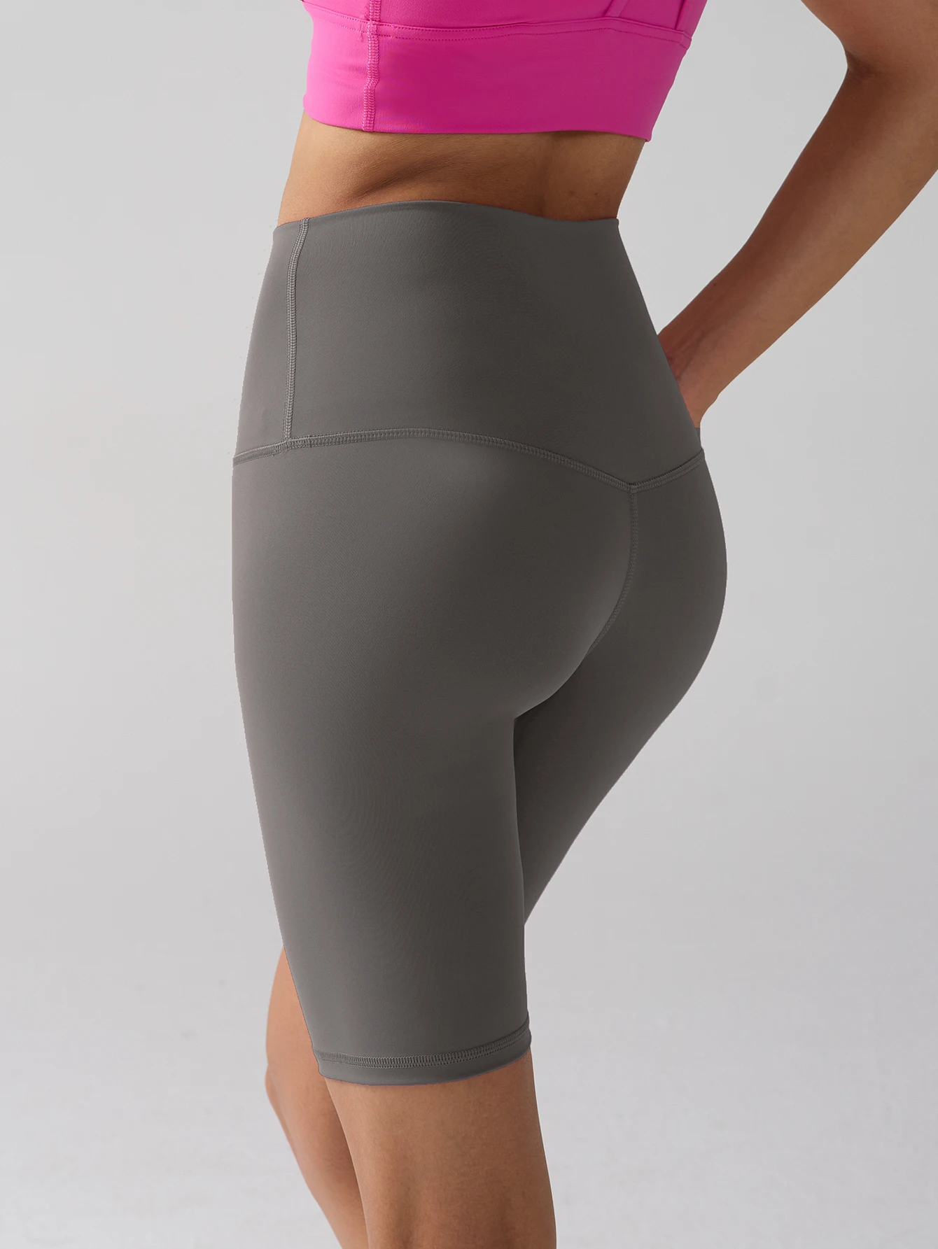 Women's High Waisted Biker Yoga Shorts No Awkward Lines Hip Lift Breathable Comfortable Running Workout Cycling Sports Shorts