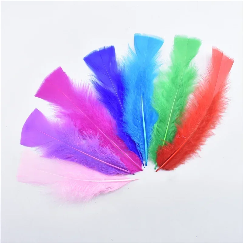 Truthahnfedern für Bastelarbeiten, 12–17 cm, 5–7 Zoll, für Traumfänger, zur Dekoration, zur Herstellung von Schmuck, für Handarbeiten, Nadelarbeiten, als dekoratives Zubehör. – Detail 7