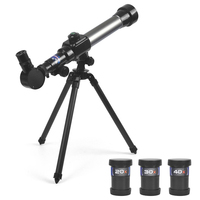 Kids Telescope 20X-30X-40X Adjustable Astronomical Telescope with Tripod for Children Beginners