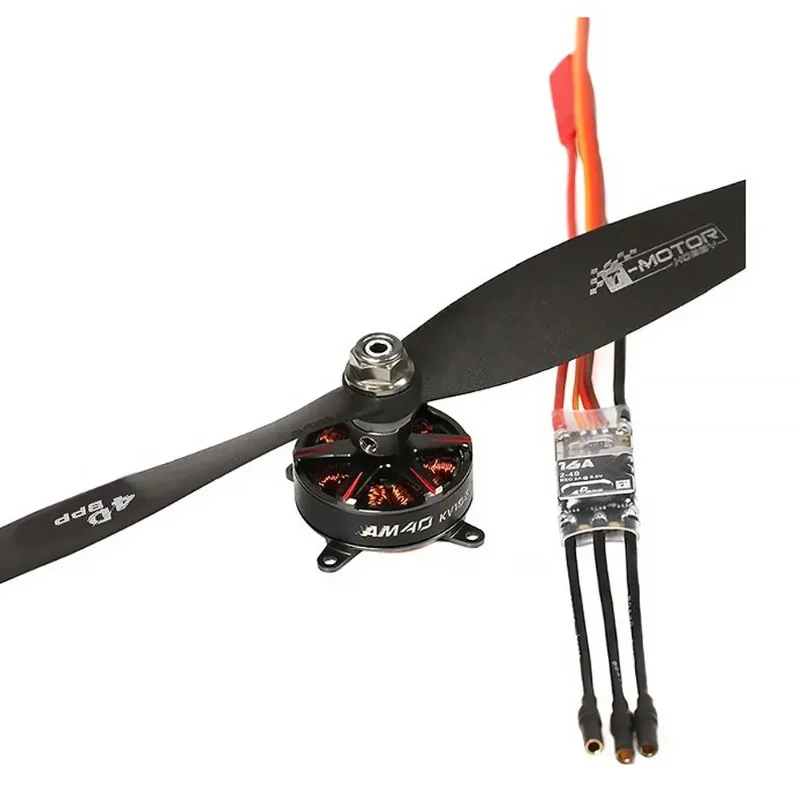 

T-Motor BPP-4D pro Combo (бесщеточный двигатель Am40 Poff3p 16A ESC jett8542 опора) для дрона с жестким крылом