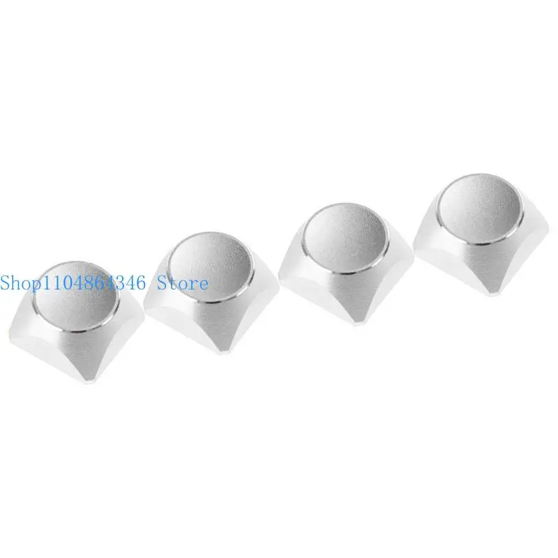652F 1PC Keyboards Aluminum Alloy Keycaps XDA Profile NotEngraved Metal Caps for Mechanical Keyboards