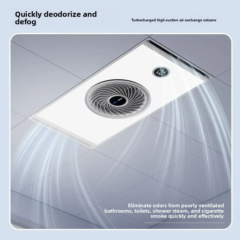 Embedded lighting ventilation machine Integrated ceiling electric fan Cooler