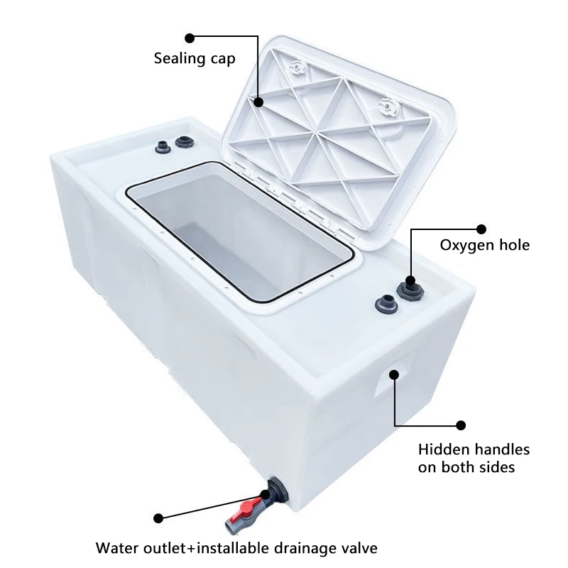 Car Mounted Water Bucket Car Trunk  Live Fish Transport Box, Aquatic Fish And Shrimp Transport, Durable Fish Tank