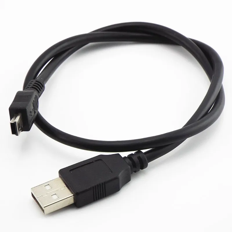 Mini USB Cable T-port mini USB Data Cable 0.3M 0.5M 1.5M 3M 5M USB To USB Fast Charger For MP3 MP4 Player Car DVR Digital Camera
