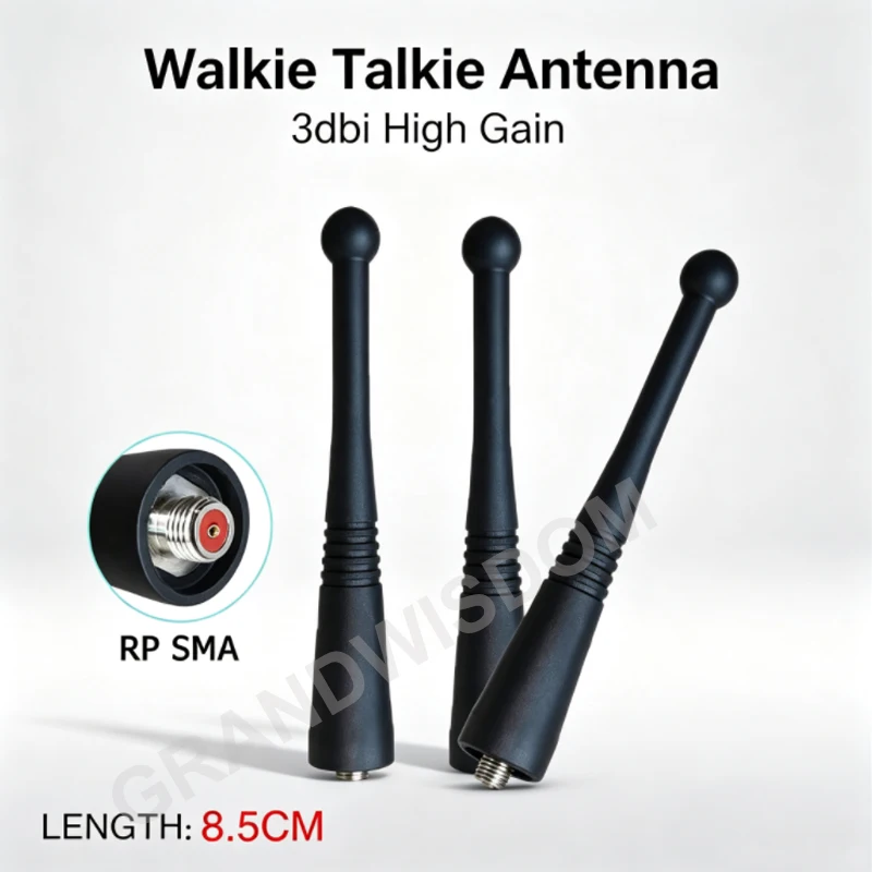 Großhandel 20 Stück Walkie-Talkie-Antennen 800-900MHz Stubby kompatibel mit IOT Motorola XTS2500 HT1000 MTX838 MTX960 MTS2000 Amateurfunk – Detail 3
