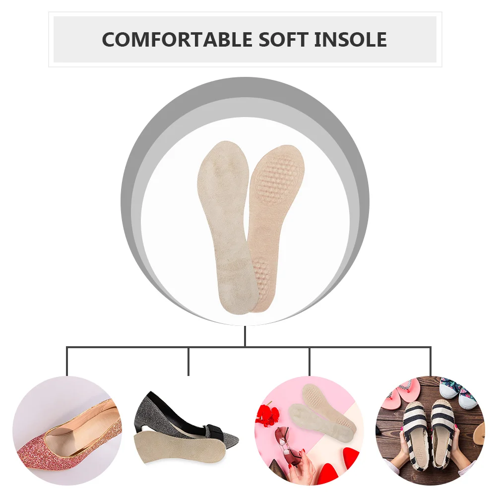 2 Pairs Honeycomb Three-point Insole Foot Pain Relief Insoles Breathable Supportive Shoe Pads Comfortable Gel Shoe-pad