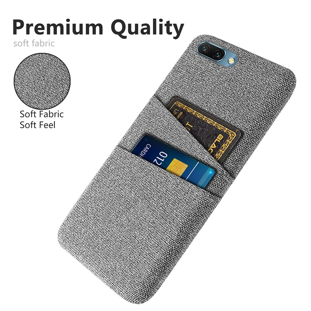 Honor 10 for Phone Case Huawei Honor 10 Case on Honor 10 Luxury Fabric Dual Card Cover for Coque Huawei Honor 10 Honor10 COL L29