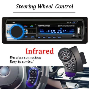 Leitor de MP3 para Carro Bluetooth Digital, 1 Din, Estéreo, FM, Áudio, Música, USB, SD, Traço, Entrada AUX, 60W x 4 12 principais vendas radio para carro - №3